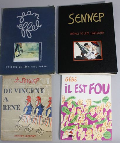 [HUMOUR]. 4 volumes : 
SENNEP. Vichy. Préface...