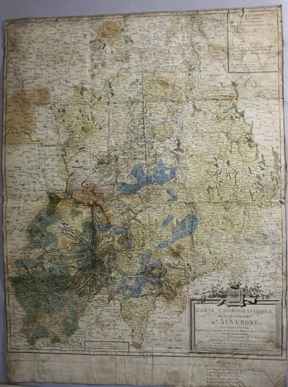 DEZAUCHE. Carte chorographique de la Généralité...
