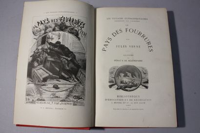 VERNE (J.). Le pays des fourrures. 
P, Hetzel,...