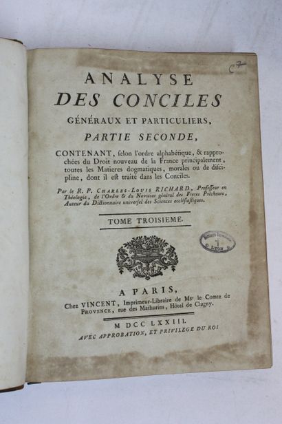 VARIA. 7 volumes reliés
Saint Germain d’Auxerre...