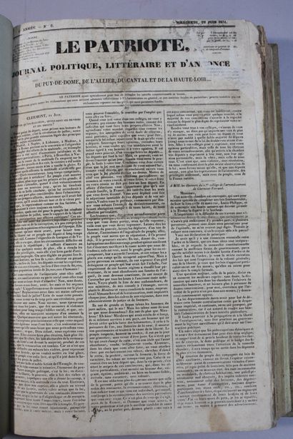 Le Patriote, political, literary and advertising...