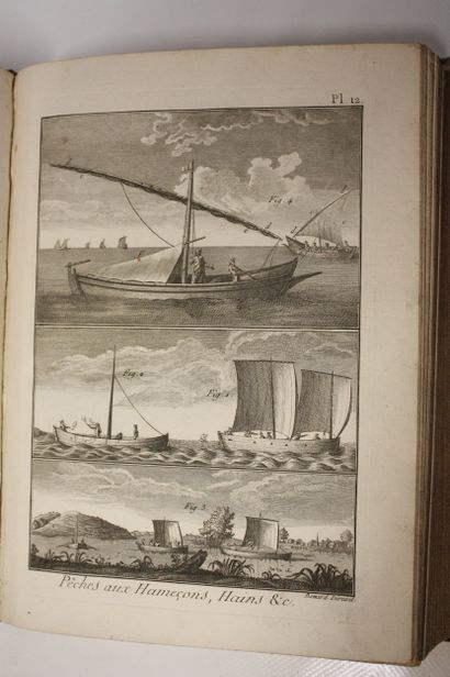 [ENCYCLOPEDIE - PECHE]. Recueil de planches...