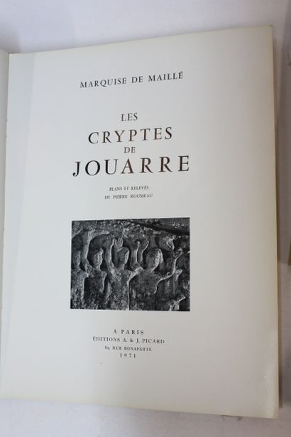 [JOUARRE]. 
MAILLE (Marquise de). Les cryptes...