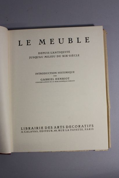 [BOIS]. 4 volumes : 
Menuisiers d’hier et...
