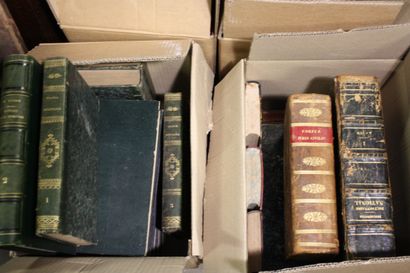 4 cartons de livres divers reliés principalement...