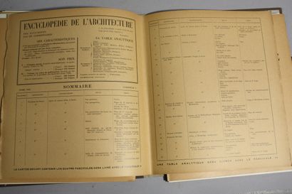 Encyclopédie de l’architecture. Tomes 7 à...