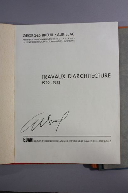 [MONOGRAPHIES D’ARCHITECTES]. 17 volumes...