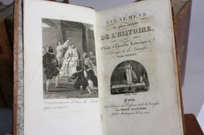 Lot de reliures du XIXe siècle. 11 volumes...