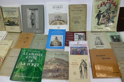 [AUVERGNE]. Ensemble de 45 livres et plaquettes...