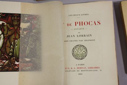 [ILLUSTRES MODERNES. 8 volumes : 
LORRAIN...