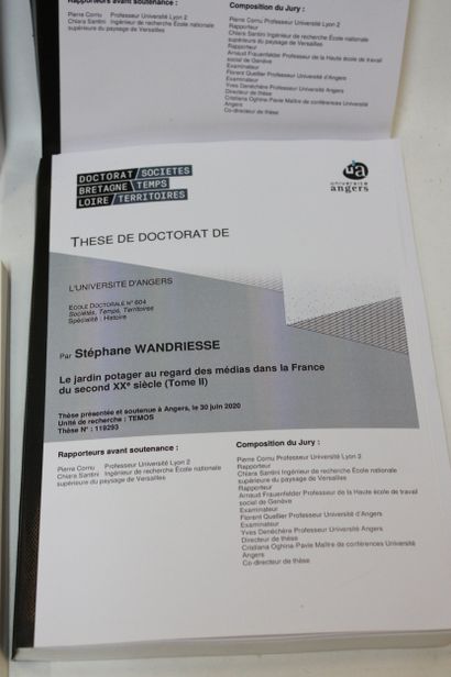 [THESES].
CHARBONNEL (Marie). Materialibus...