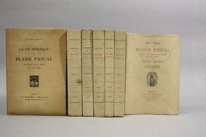 PASCAL (Blaise). Œuvres. Published with introductions...