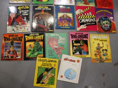 [BANDE DESSINEE] - GOTLIB. 17 volumes : 
Rubrique-à-brac,...