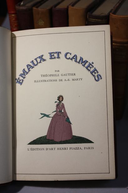 [BINDINGS]. Set of 12 volumes of 19th and...