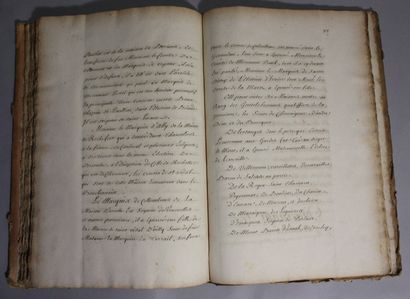 [LEFEVRE D’ORMESSON]. Mémoire sur l'état...