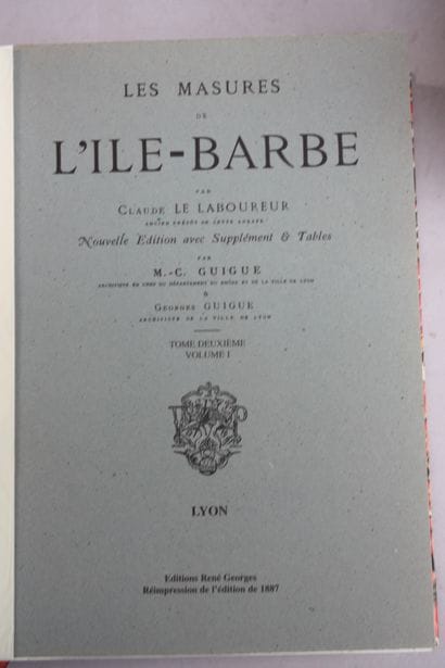 LE LABOUREUR (Claude) GUIGUE (M.-C.). Les...