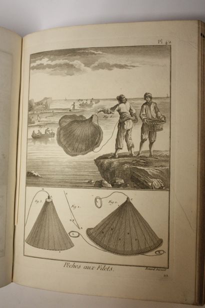 [ENCYCLOPEDIE - PECHE]. Recueil de planches...