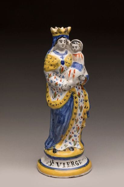 QUIMPER?

Virgin and Child 

Polychrome earthenware,...