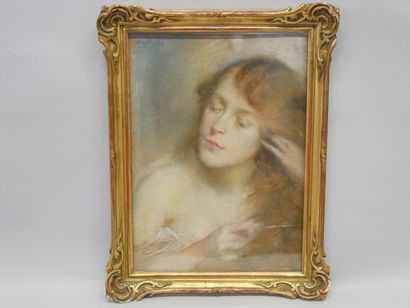 Armand BERTON (1854-1927) Portrait of a Woman,...