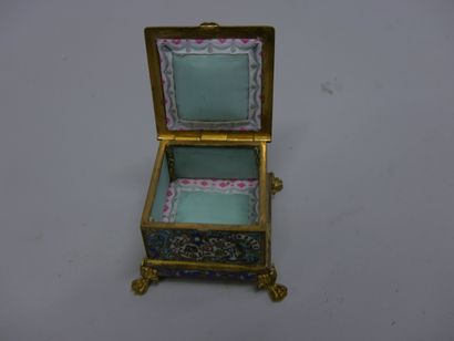 Small composite lot (Boulle inlaid bellows,...