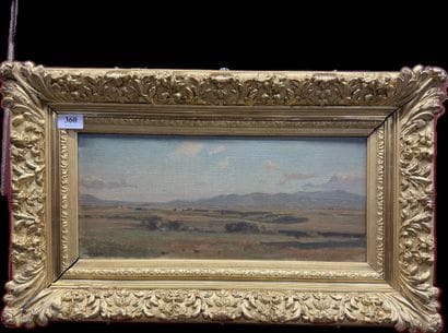 DAVID Emile-François (1824 - 1891)
Landscape,
Mounted...