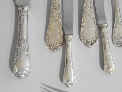CHRISTOFLE - Silver-plated table service...