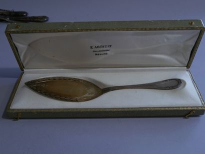 Tea strainer, salad servers, 2 sprinkling...