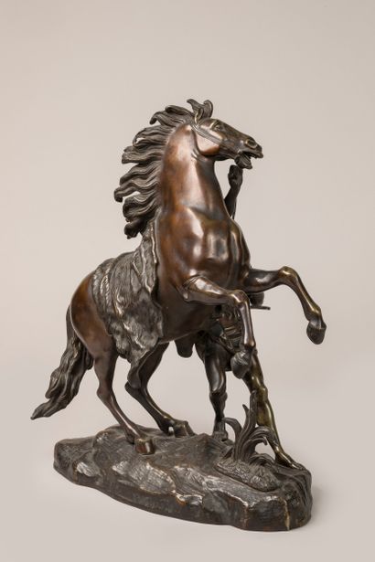 After Guillaume Coustou, Cheval de Marly,...
