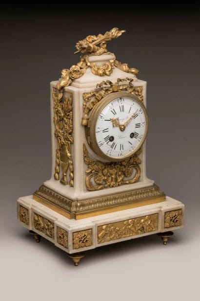 Raingo Frères
White marble and chased ormolu...