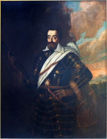 French school of the 17th century, 
Portrait...