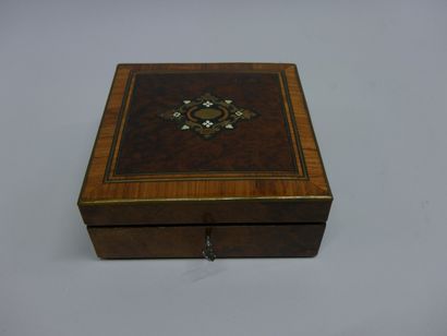 Small composite lot (Boulle inlaid bellows,...