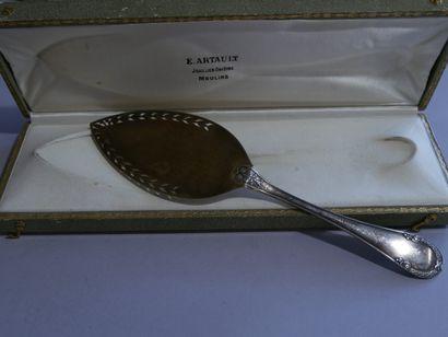 Tea strainer, salad servers, 2 sprinkling...