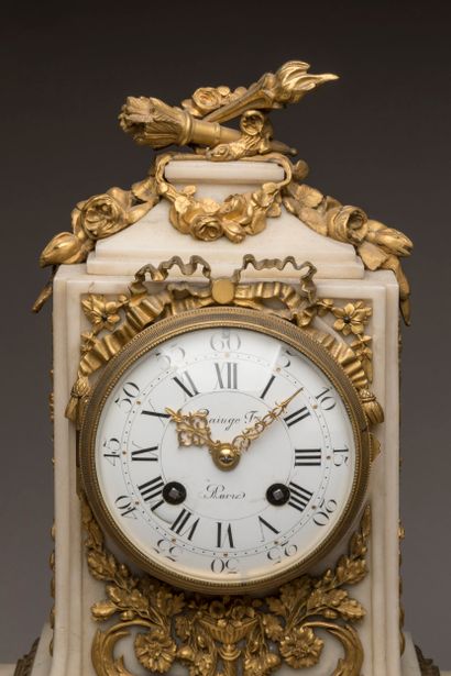 Raingo Frères
White marble and chased ormolu...