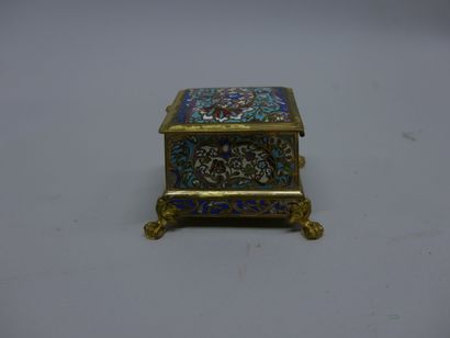 Small composite lot (Boulle inlaid bellows,...