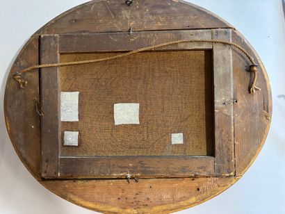 LANFANT DE METZ
Two oval canvases depicting...