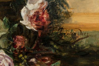 CHEVANDIER J. (,)
Flower throw on a console,
Hst...