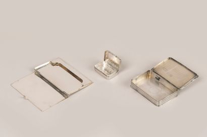 925°/°° silver set including a card holder,...
