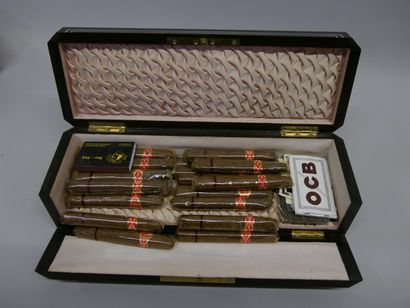 Set of 10 miscellaneous boxes (glove boxes,...