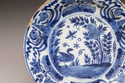 DELFT, 18th century 
Earthenware dish with...