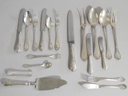 CHRISTOFLE - Silver-plated table service...