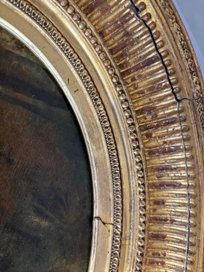 LANFANT DE METZ
Two oval canvases depicting...