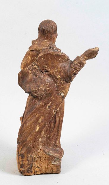 France, circa 1700 
Saint Roch
Wooden fort-relief...