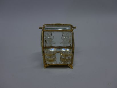 Small composite lot (Boulle inlaid bellows,...