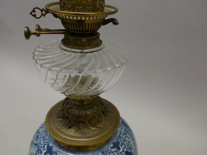 Chinese porcelain vase with rotating decoration...