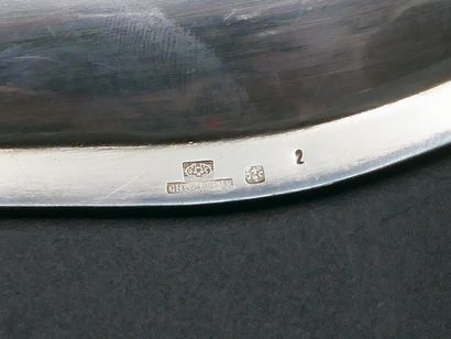 Lot en métal argenté Christofle (plat oblong...