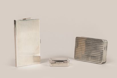 925°/°° silver set including a card holder,...