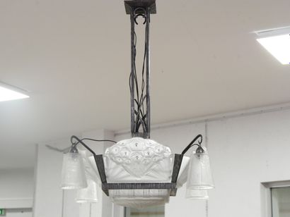 MULLER FRERES A LUNEVILLE
Large wrought-iron...