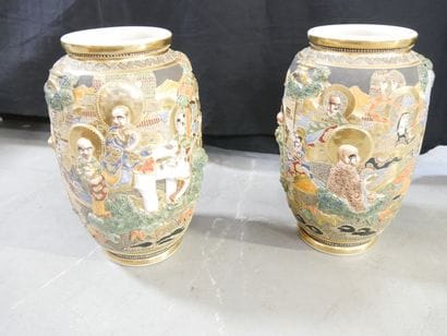 JAPAN, 20th century
Pair of Canton porcelain...