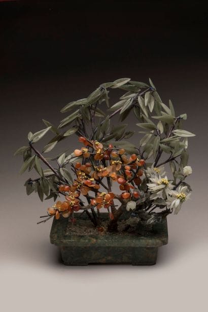 CHINA, 20th century - Bouquet of green, orange...