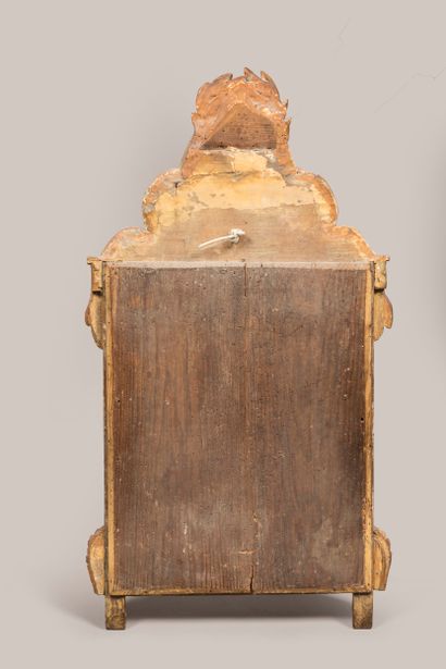 Molded, carved, stuccoed and gilded wood...